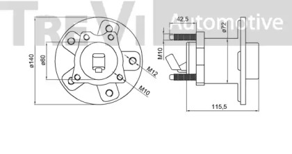 TREVI AUTOMOTIVE WB1717