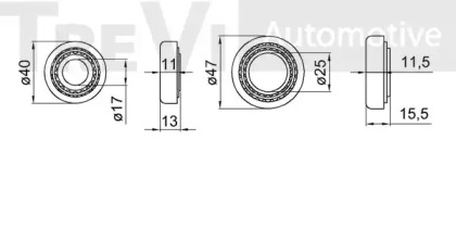 TREVI AUTOMOTIVE WB1824