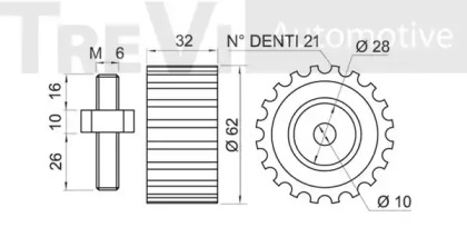 TREVI AUTOMOTIVE TD1087