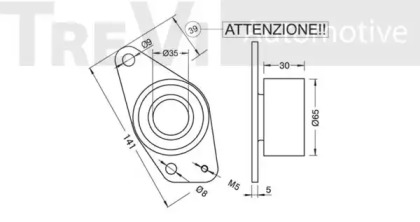 TREVI AUTOMOTIVE TD1536