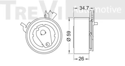 TREVI AUTOMOTIVE TD1664