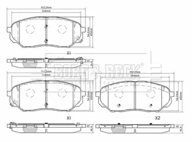 BORG & BECK BBP2561