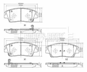 BORG & BECK BBP2580