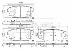 BORG & BECK BBP2578