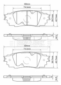 BORG & BECK BBP2575