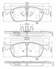 BORG & BECK BBP2572