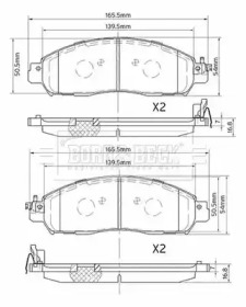 BORG & BECK BBP2569