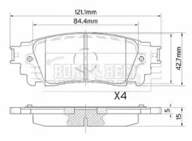 BORG & BECK BBP2559