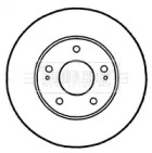 BORG & BECK BBD4808