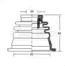 BORG & BECK BCB2542 BORG & BECK BCB2542