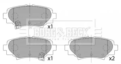 BORG & BECK BBP2458