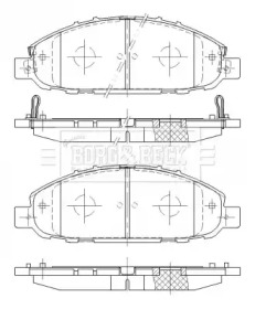 BORG & BECK BBP2522