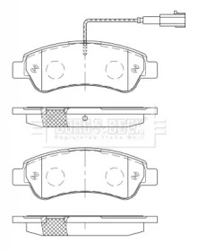 BORG & BECK BBP2524