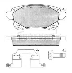 BORG & BECK BBP2539