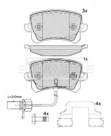 BORG & BECK BBP2542