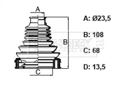 BORG & BECK BCB6325