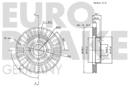 EUROBRAKE 5815201011