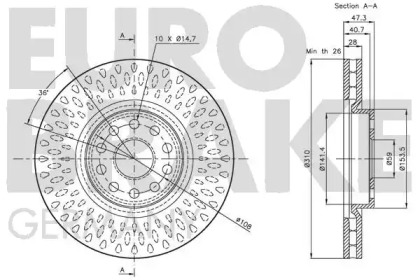 EUROBRAKE 5815201018