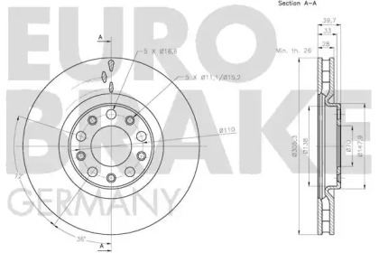 EUROBRAKE 5815201030