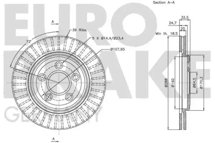 EUROBRAKE 5815201224