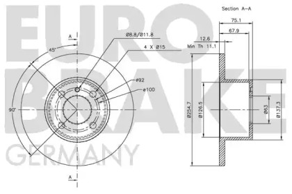 EUROBRAKE 5815201501