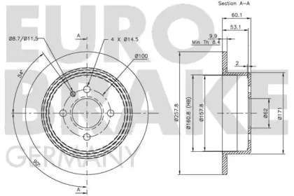 EUROBRAKE 5815201510