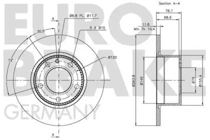 EUROBRAKE 5815201512