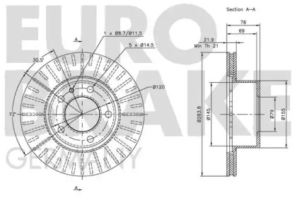 EUROBRAKE 5815201513