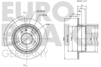 EUROBRAKE 5815201514