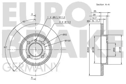 EUROBRAKE 5815201516