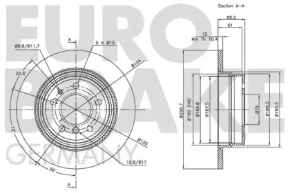 EUROBRAKE 5815201523