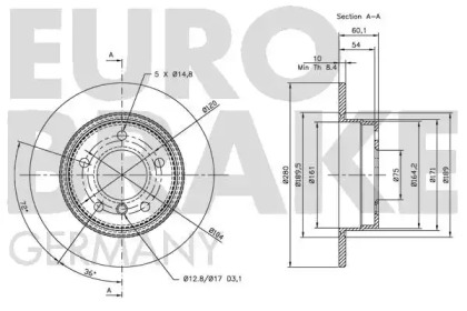 EUROBRAKE 5815201525