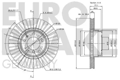 EUROBRAKE 5815201534