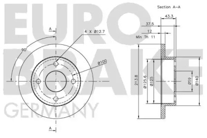 EUROBRAKE 5815202212