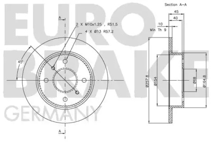 EUROBRAKE 5815202229