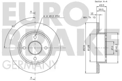 EUROBRAKE 5815202237