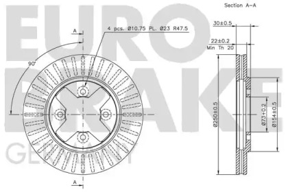 EUROBRAKE 5815202238