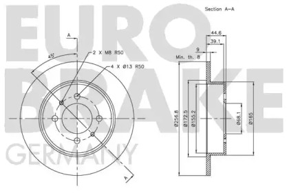 EUROBRAKE 5815202263