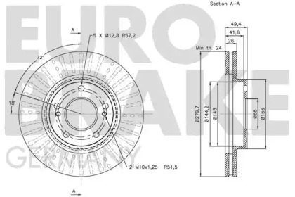 EUROBRAKE 5815202267