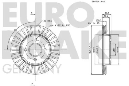 EUROBRAKE 5815202269