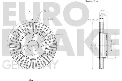 EUROBRAKE 5815202278