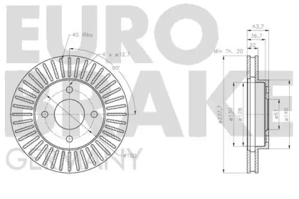 EUROBRAKE 5815202282