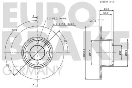 EUROBRAKE 5815202305