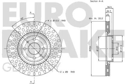 EUROBRAKE 5815202327