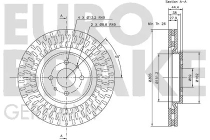 EUROBRAKE 5815202332