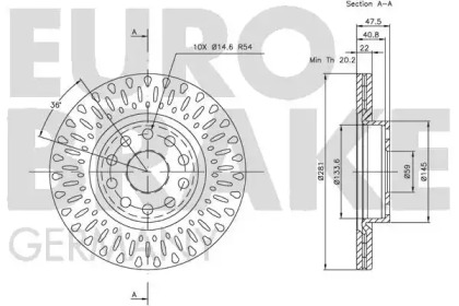 EUROBRAKE 5815202333