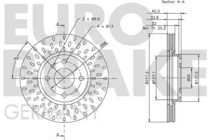 EUROBRAKE 5815202336