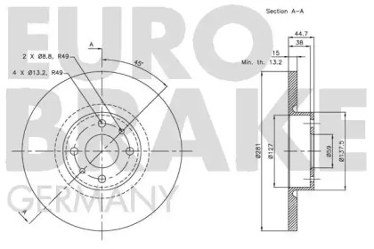 EUROBRAKE 5815202337