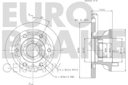 EUROBRAKE 5815202338