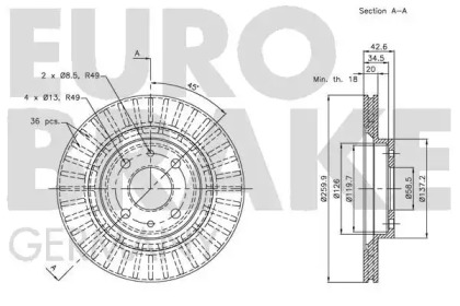 EUROBRAKE 5815202342